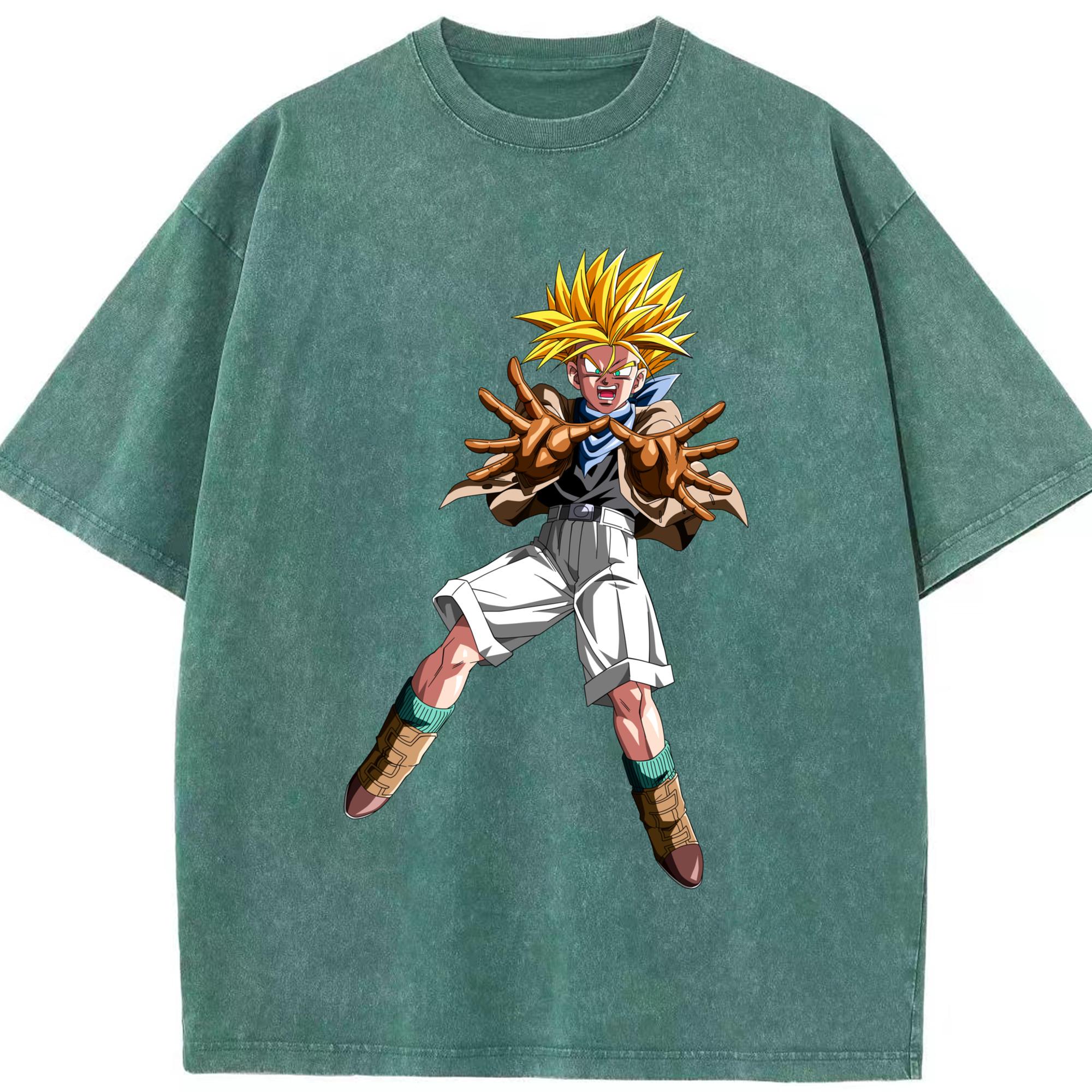 （画像用） ドラゴンボール DRAGON BALL 綿100% ヴィンテージ風 半袖Tシャツ（フロントプリント）